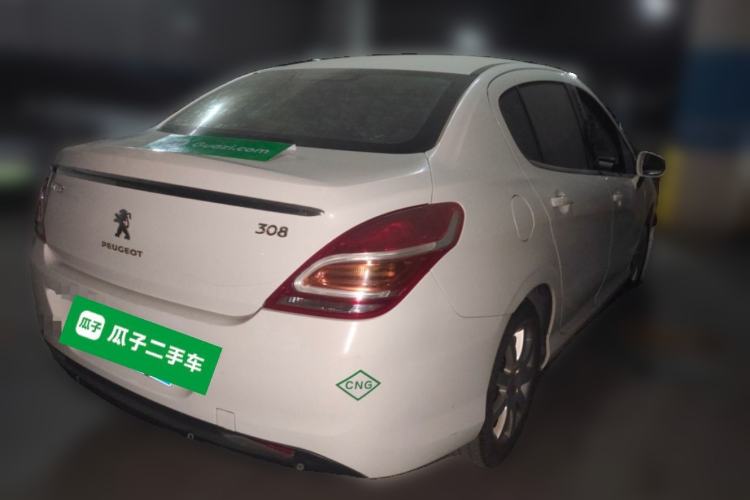 Used Peugeot 308 2013 1.6L Manual YouShang Model CNG Rear Right 45 Deg