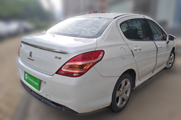 Used Peugeot 308 2013 1.6L Automatic YouShang Model Rear Right 45 Deg