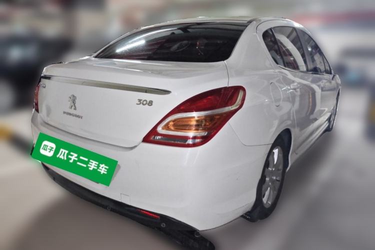 Used Peugeot 308 2013 1.6L Automatic YouShang Model Rear Right 45 Deg