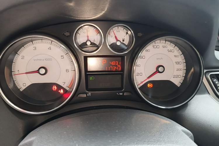 Used Peugeot 308 2014 Enjoy Edition Classic 1.6L Automatic Premium Model Odometer Close Up