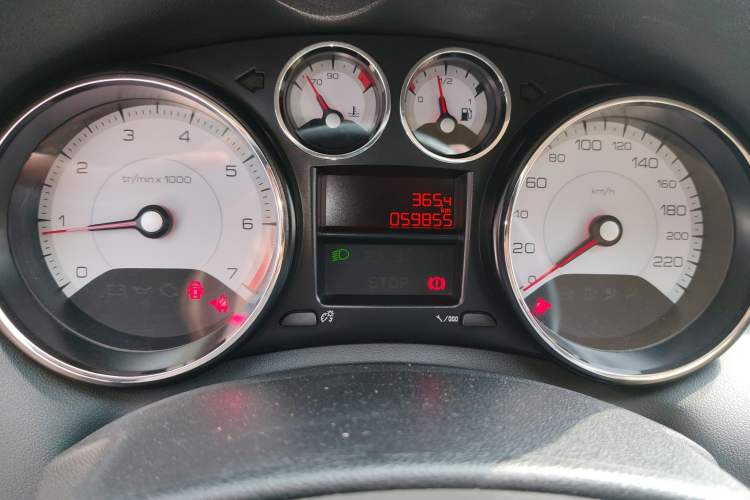 Used Peugeot 308 2014 Enjoy Edition Classic 1.6L Manual YouShang Model Instrument Cluster