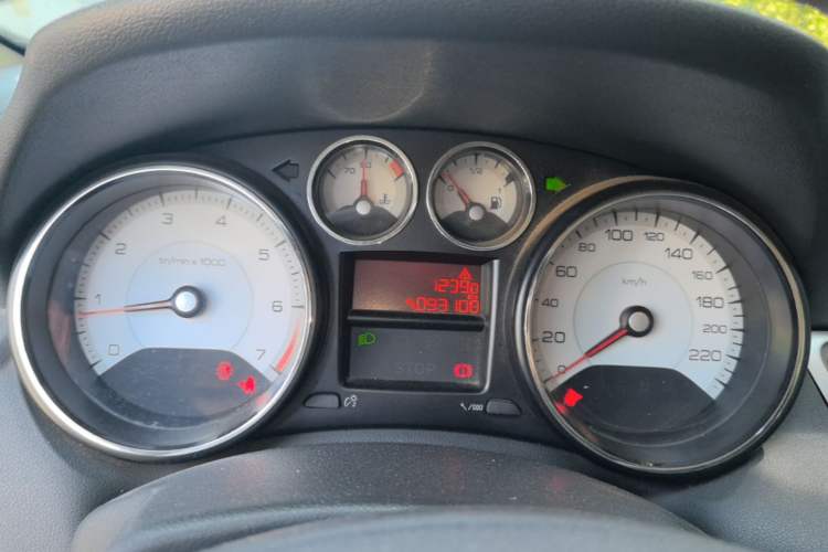 Used Peugeot 308 2014 Enjoy Edition Classic 1.6L Manual YouShang Model Instrument Cluster
