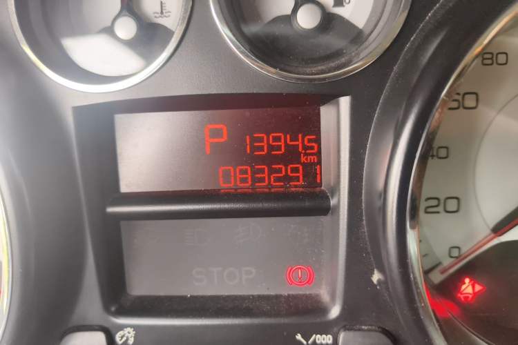 Used Peugeot 308 2014 Enjoy Edition Classic 1.6L Automatic Premium Model Odometer Close Up