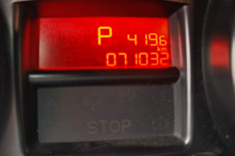Used Peugeot 308 2014 Enjoy Edition Classic 1.6L Automatic Premium Model Odometer Close Up