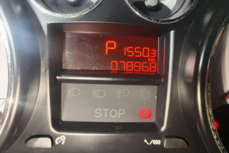 Used Peugeot 308 2014 Enjoy Edition Classic 1.6L Automatic Premium Model Odometer Close Up