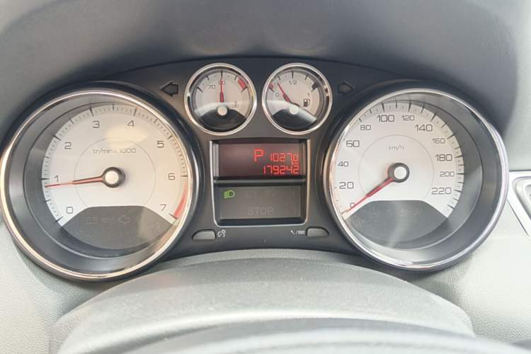 Used Peugeot 308 2014 Enjoy Edition Classic 1.6L Automatic Premium Model Odometer Close Up