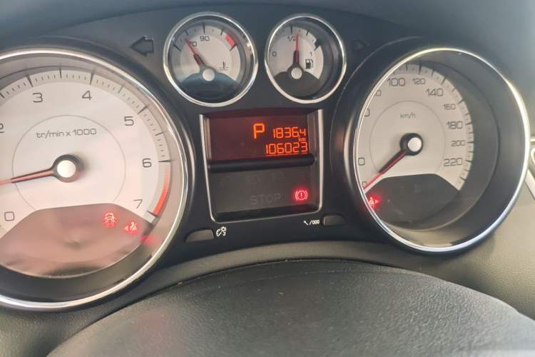 Used Peugeot 308 2014 Enjoy Edition Classic 1.6L Automatic Premium Model Odometer Close Up