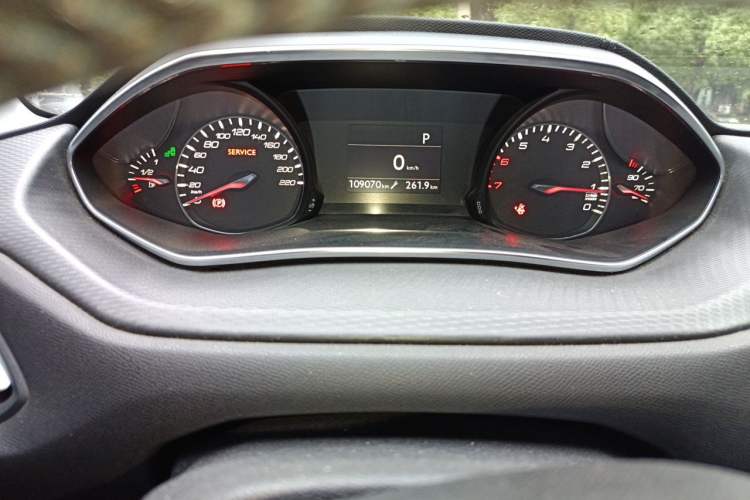 Used Peugeot 308 2016 350THP Automatic Prestige Edition Odometer Close Up