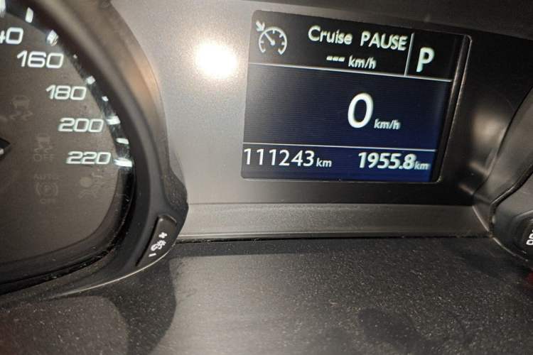 Used Peugeot 308 2016 350THP Automatic Prestige Edition Odometer Close Up