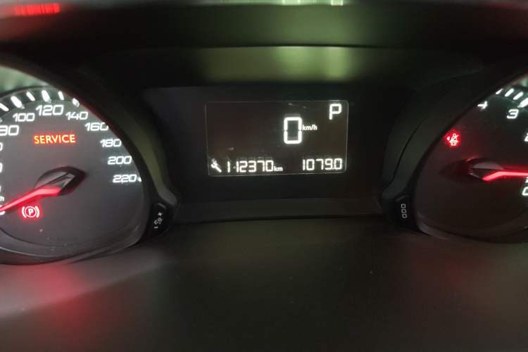 Used Peugeot 308 2016 1.6L Automatic Luxury Edition Odometer Close Up