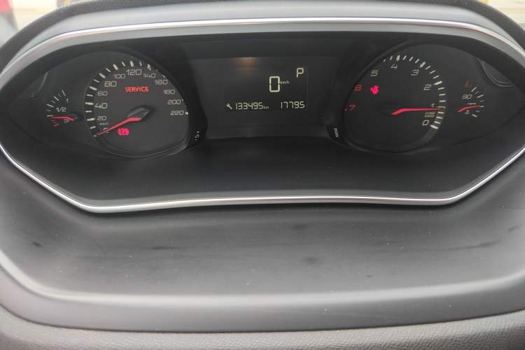 Used Peugeot 308 2016 1.6L Automatic Fashion Edition Odometer Close Up