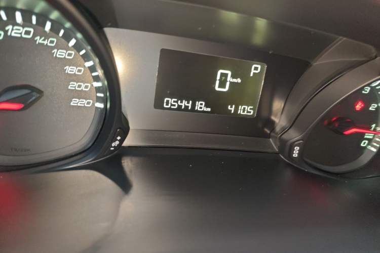 Used Peugeot 308 2016 1.6L Automatic Fashion Edition Odometer Close Up