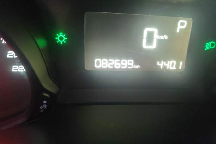 Used Peugeot 308 2016 1.6L Automatic Luxury Edition Odometer Close Up
