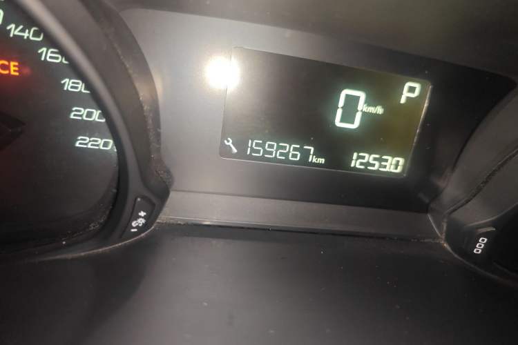 Used Peugeot 308 2016 1.6L Automatic Luxury Edition Odometer Close Up