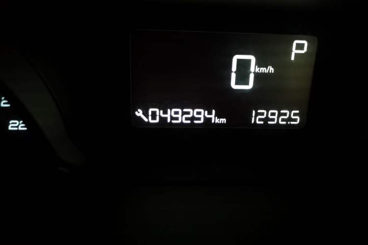 Used Peugeot 308 2016 1.6L Automatic Luxury Edition Odometer Close Up