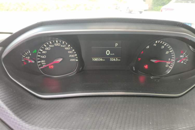 Used Peugeot 308 2016 350THP Automatic Prestige Edition Odometer Close Up