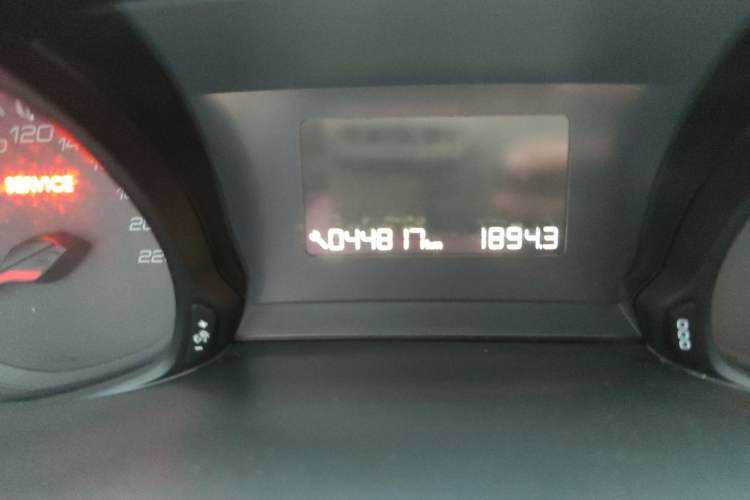 Used Peugeot 308 2016 1.6L Automatic Luxury Edition Odometer Close Up