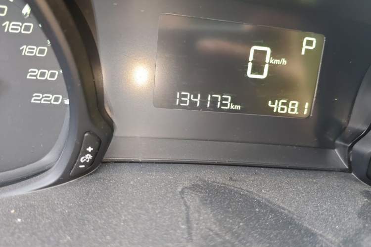 Used Peugeot 308 2016 1.6L Automatic Luxury Edition Odometer Close Up