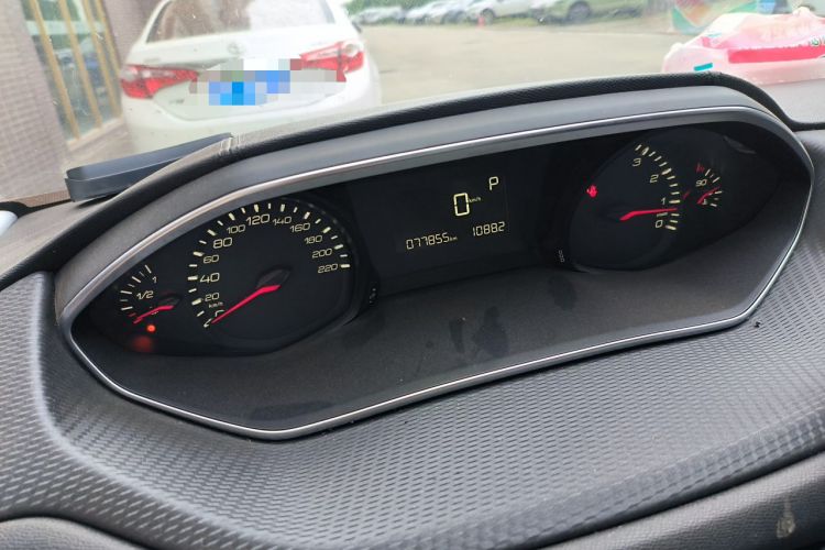 Used Peugeot 308 2016 1.6L Automatic Luxury Edition Odometer Close Up
