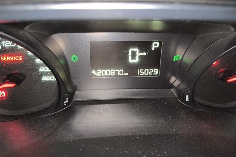 Used Peugeot 308 2016 1.6L Automatic Luxury Edition Odometer Close Up