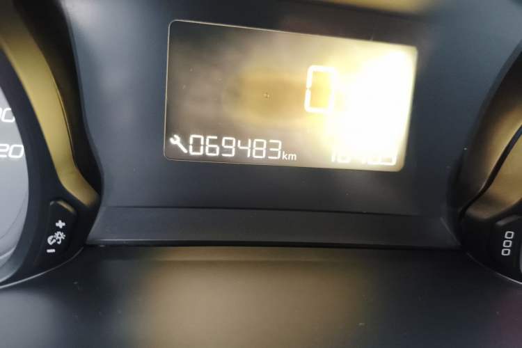 Used Peugeot 308 2016 1.6L Automatic Luxury Edition Odometer Close Up