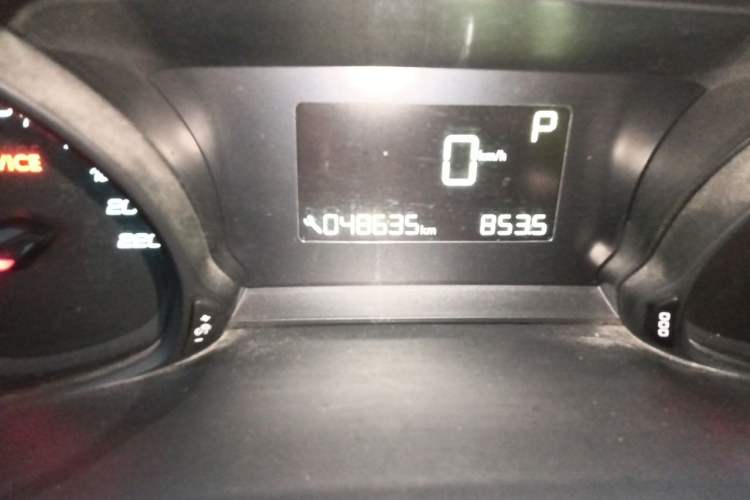Used Peugeot 308 2016 1.6L Automatic Fashion Edition Odometer Close Up