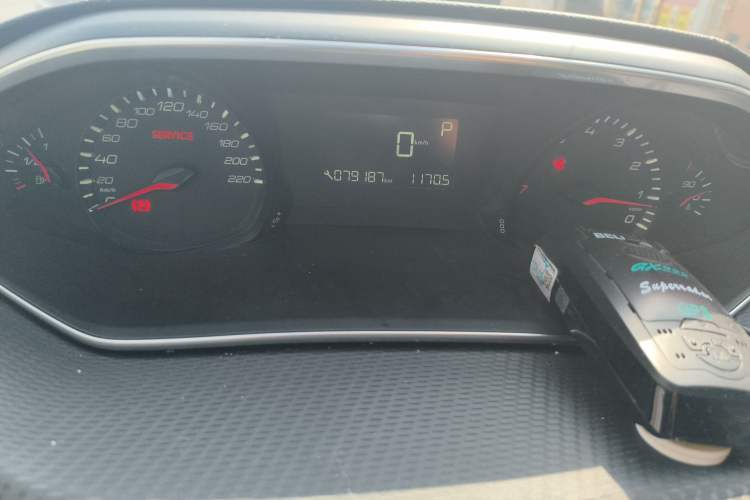 Used Peugeot 308 2016 230THP Automatic Luxury Edition Odometer Close Up
