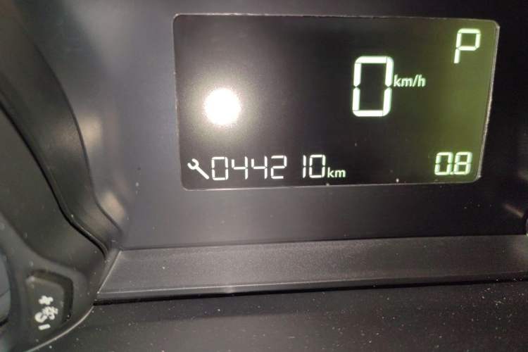 Used Peugeot 308 2016 1.6L Automatic Fashion Edition Odometer Close Up