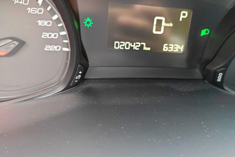 Used Peugeot 308 2016 230THP Automatic Luxury Edition Odometer Close Up