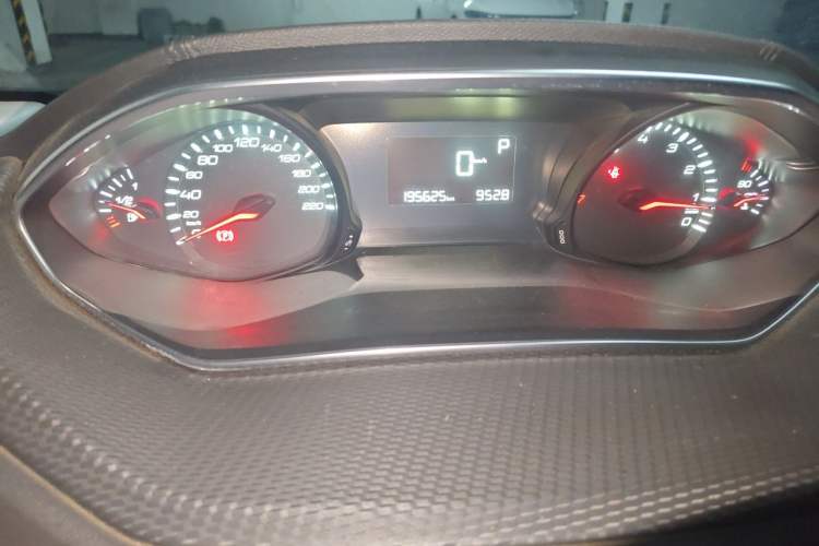 Used Peugeot 308 2016 1.6L Automatic Luxury Edition Odometer Close Up