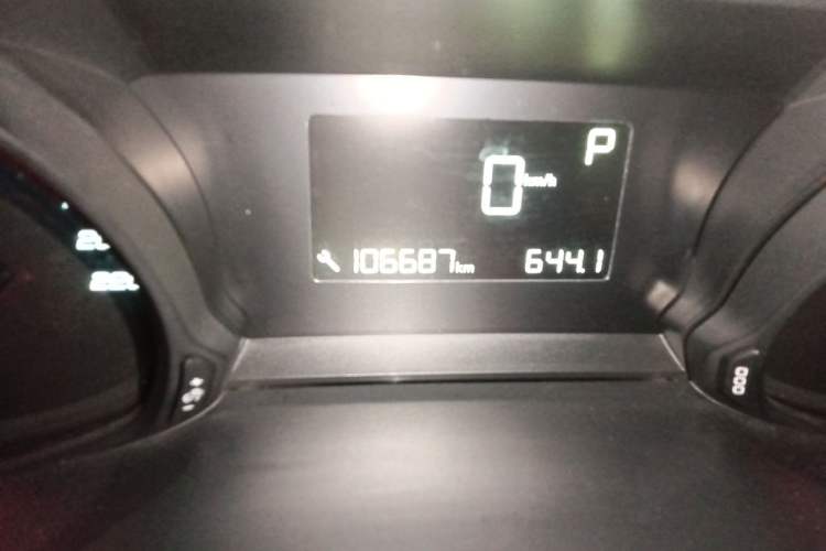 Used Peugeot 308 2016 1.6L Automatic Luxury Edition Odometer Close Up