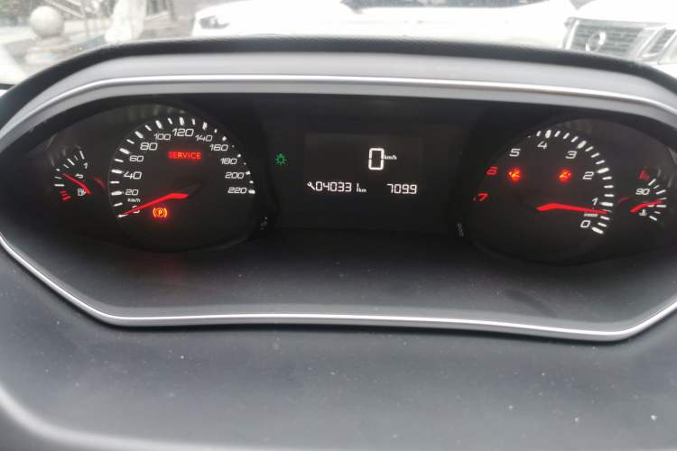 Used Peugeot 308 2018 1.6L Manual Fashion Edition Odometer Close Up