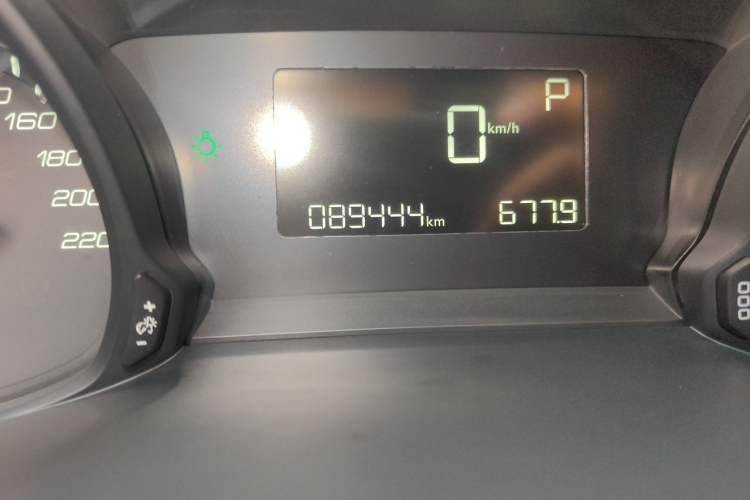 Used Peugeot 308 2018 1.6L Automatic Luxury Edition Odometer Close Up