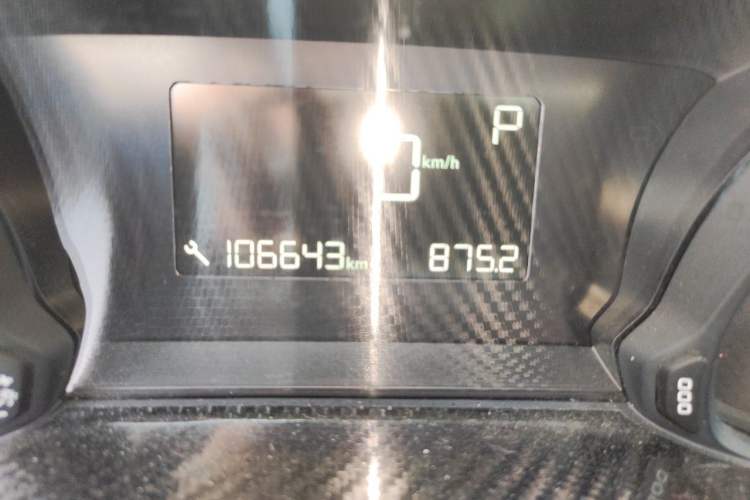Used Peugeot 308 2018 1.6L Automatic Luxury Edition Odometer Close Up