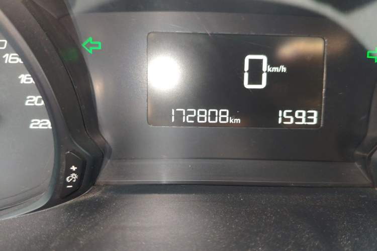 Used Peugeot 308 2018 1.6L Manual Fashion Edition Odometer Close Up