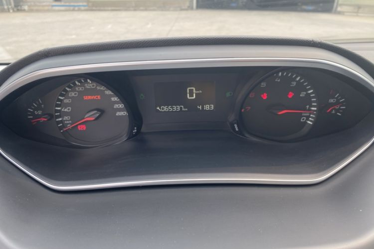 Used Peugeot 308 2018 1.6L Manual Fashion Edition Odometer Close Up
