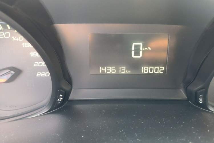 Used Peugeot 308 2018 1.6L Manual Fashion Edition Odometer Close Up