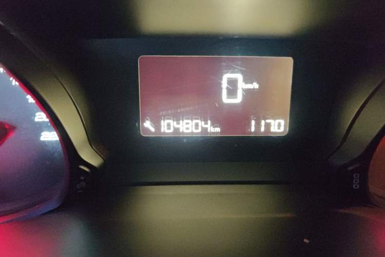 Used Peugeot 308 2018 1.6L Manual Fashion Edition Odometer Close Up