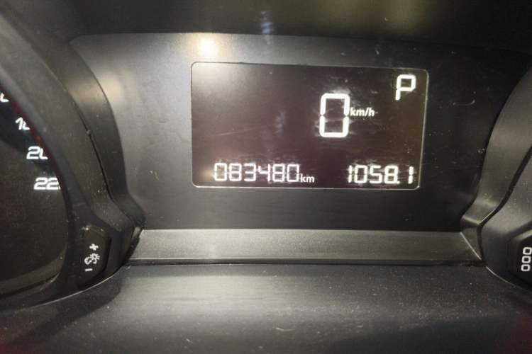 Used Peugeot 308 2018 1.6L Automatic Fashion Edition Odometer Close Up