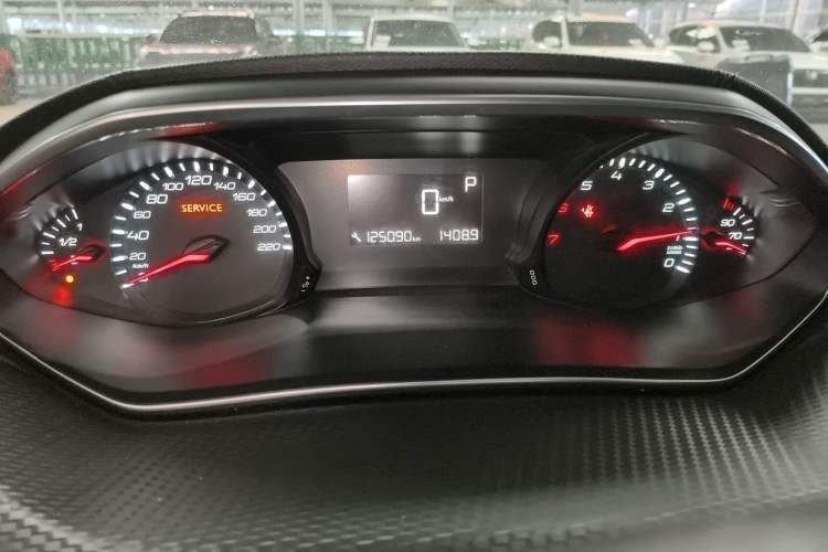 Used Peugeot 308 2019 230THP Automatic Luxury Edition China VI Standard Odometer Close Up