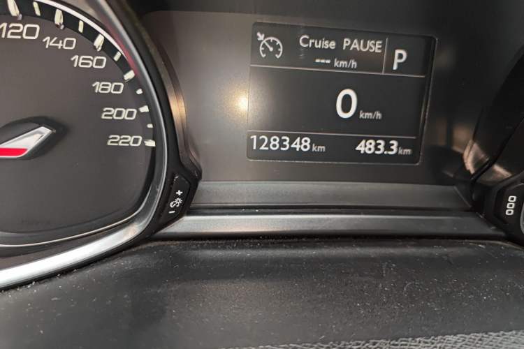Used Peugeot 308S 2015 1.6T Automatic Ruichi Edition Odometer Close Up