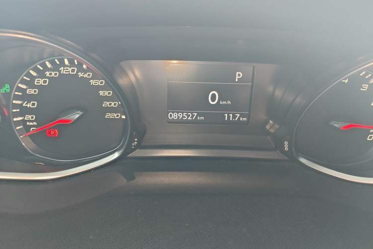 Used Peugeot 308S 2015 1.6T Automatic Ruichi Edition Odometer Close Up