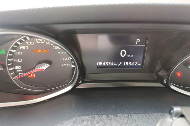 Used Peugeot 308S 2015 1.6T Automatic Ruichi Edition Odometer Close Up