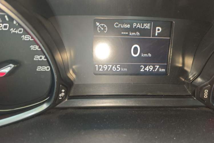 Used Peugeot 308S 2015 1.6T Automatic Ruichi Edition Odometer Close Up