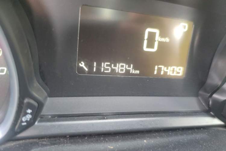 Used Peugeot 308S 2015 1.2T Automatic Jingchi Edition Odometer Close Up