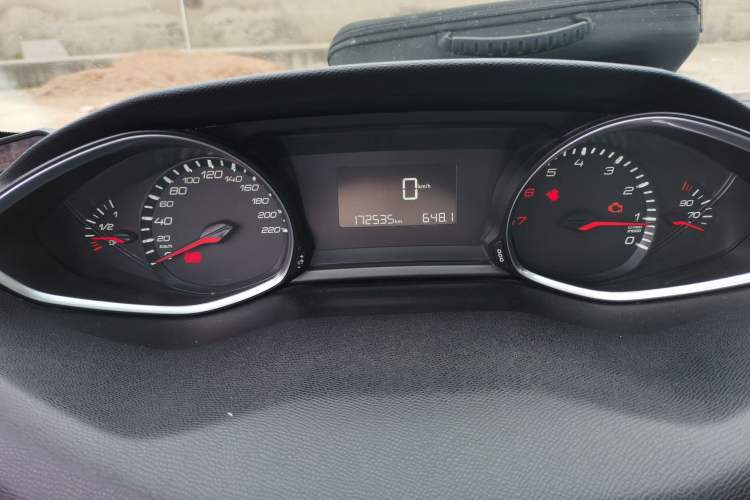Used Peugeot 308S 2015 1.6L Manual Shangchi Edition Odometer Close Up
