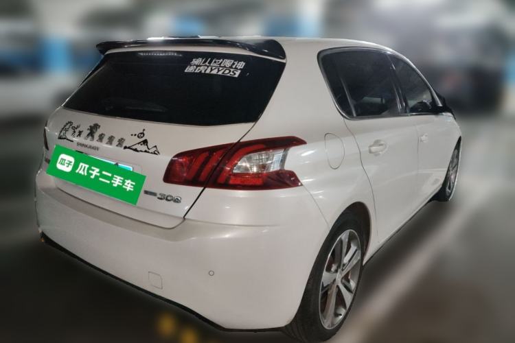 Used Peugeot 308S 2015 1.6T Automatic Jingchi Edition Rear Right 45 Deg