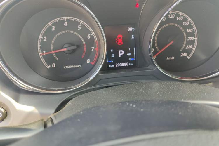 Used Peugeot 4008 2013 2.0L Two-Wheel Drive Fashion Edition Odometer Close Up