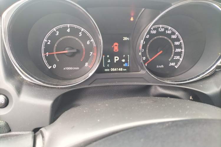 Used Peugeot 4008 2013 2.0L Two-Wheel Drive Entry-Level Trim Odometer Close Up