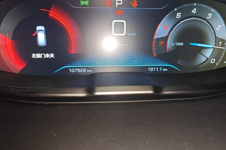 Used Peugeot 4008 2017 380THP Elite Edition Odometer Close Up